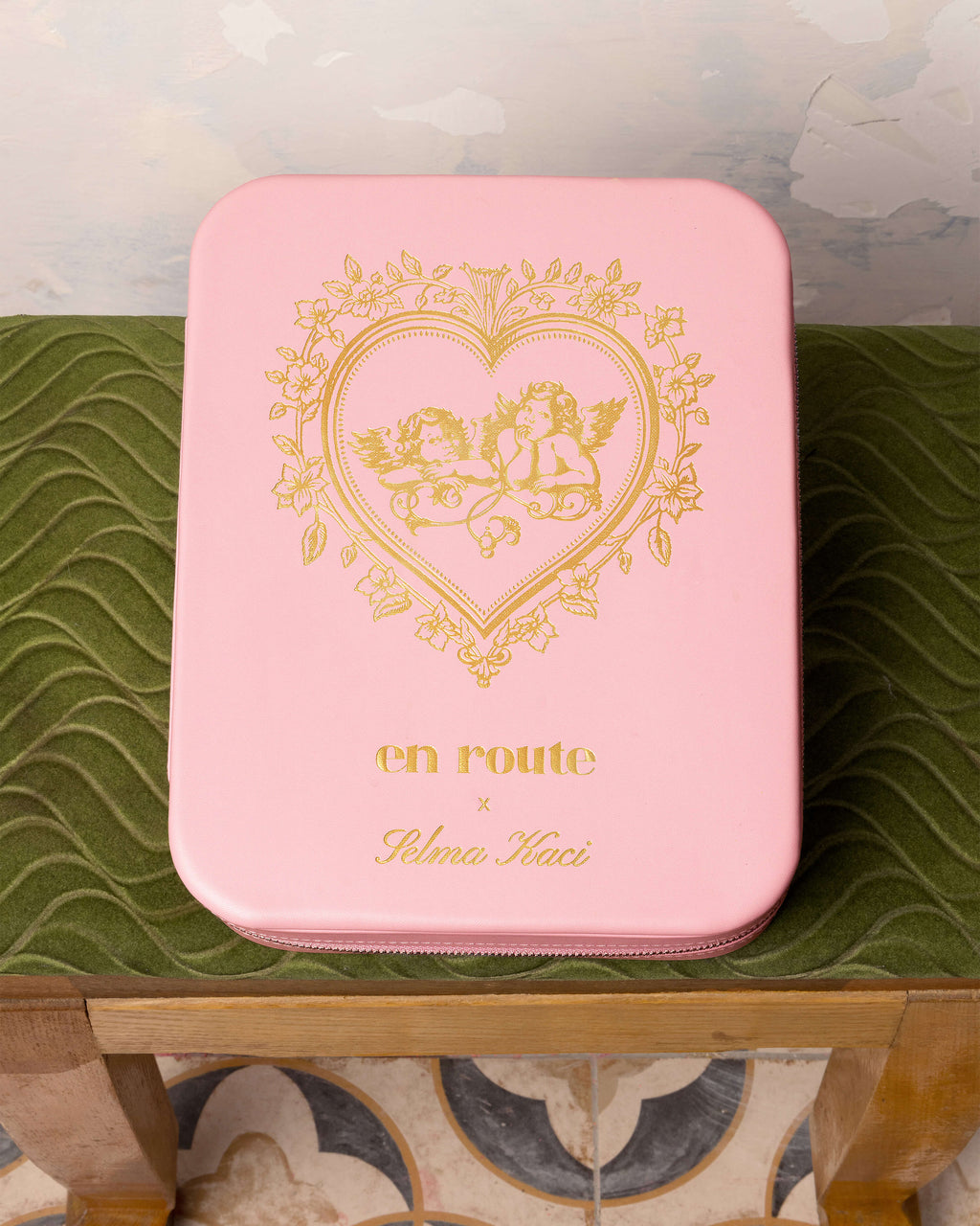 Isola Heart Jewelry Box in Pink
