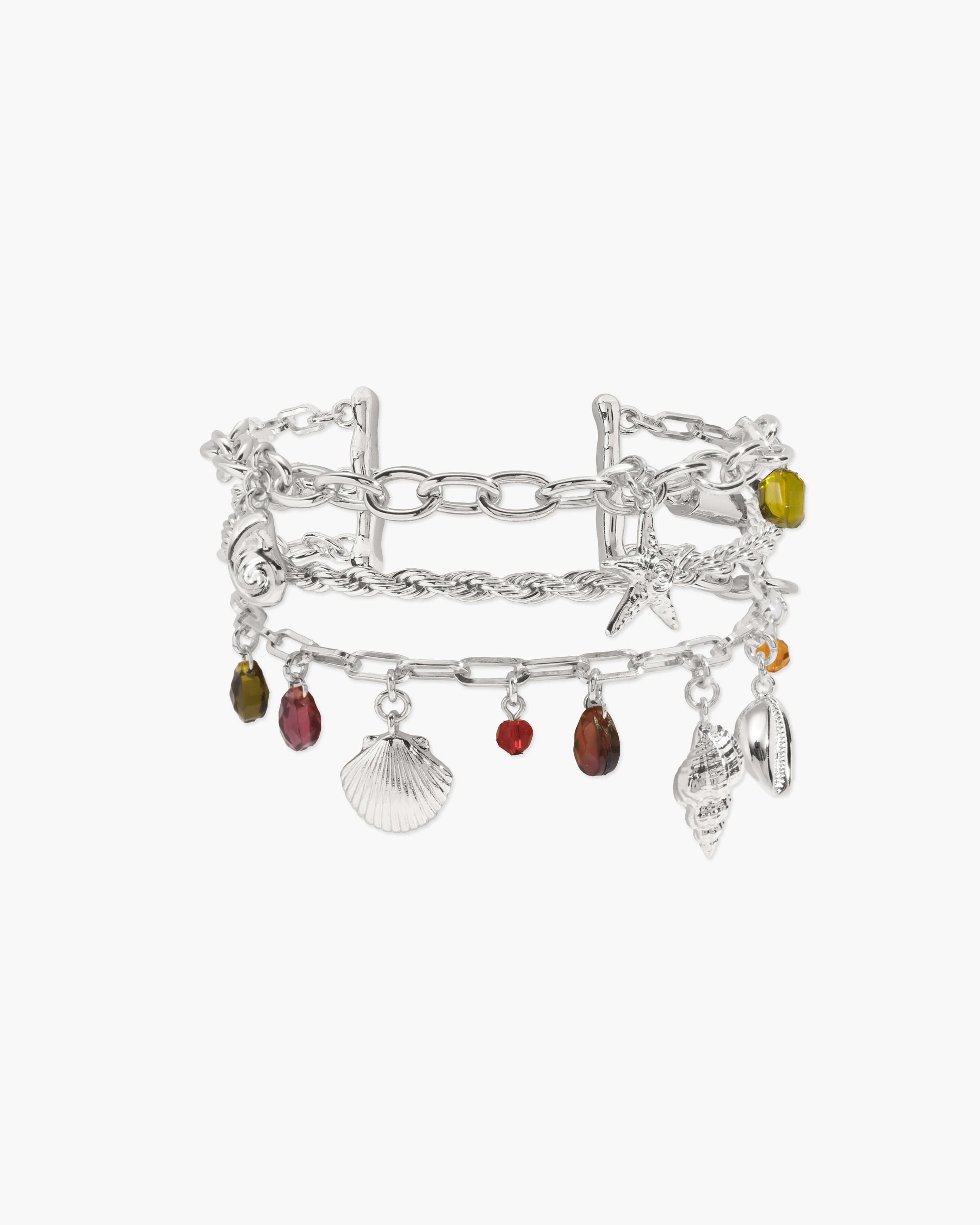 Coral Dancer Charm Bracelet